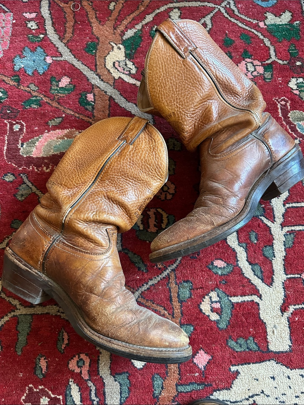 Vintage Chippewa Western Shi$ Kicker Worn In Boots 10d
